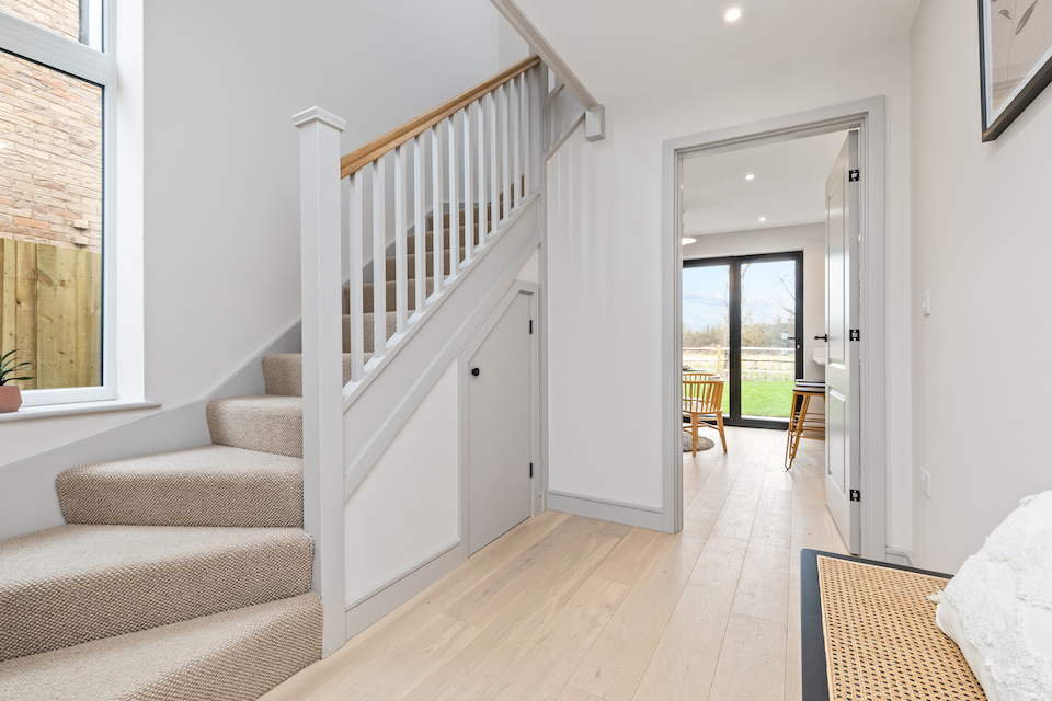 Staircase and Hallway Interior Design for Show Homes, Property Developers and Development Properties In Sussex